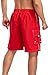 Adoretex Men's Guard Board Shorts Swim Trunks with Mesh Liner, Designed for Guard Uniform Swimwear (MG001) - Red - X-Large