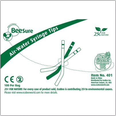 Cranberry Usa, Inc Be301 Beesure High-Volume Evacuator Tips Green 100/Pk #TOP20