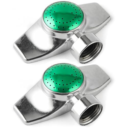 2 Pack Metal Lawn Sprinkler, 30FT Coverage, Hose Head