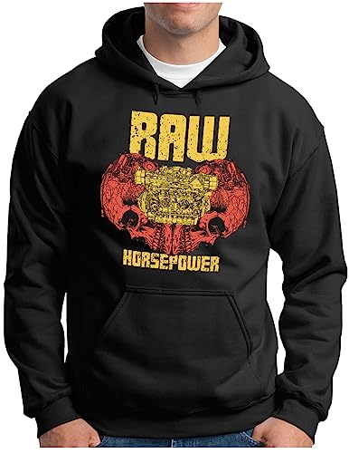 Sweat à capuche Homme American Muscle Car OM3 Tuning V8 S au 4XL