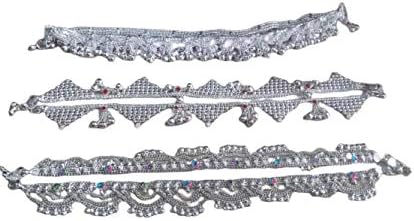 M/S K D S GILAT ORNAMENTS Kutchi Payal silver Set of 3