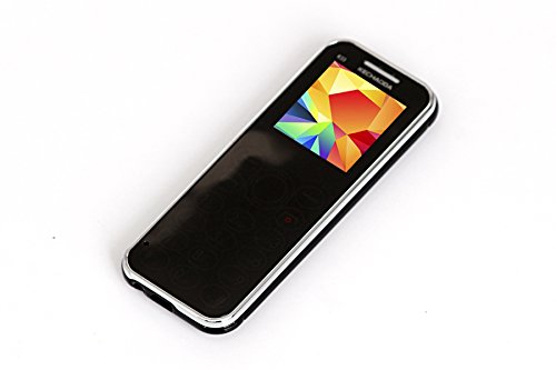 Image of Kechaoda K33 Slim Card Size Light Weight and Stylish Dual Sim GSM Mobile Phone With External Memory Slot 1.44 Inch Display Rear VGA Camera With Flash Light Bluetooth Dialer 800 mAh Big Capacitive Battery 3.5 mm Audio Jack (Only Mobile Phone & Charging Cable in Box, NO CHARGER OR EARPHONE) (Black)