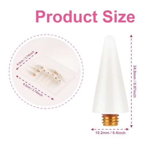 10 lápis de cera para strass, pontas de cera para ferramenta de strass, pontas de cabeça de substitu