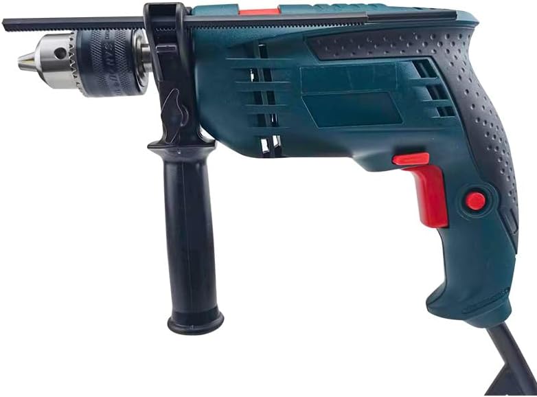 TONGRUN 220V Electric Hammer Drill, 850W Industrial Grade Multi-function Power Tool, Variable Speed, 13MM Chuck for Steel, Concrete, Wood, Plastic