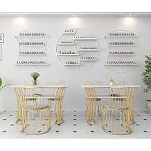 Round Metal Nail Polish Display Stand, Nail Varnish Storage, Nail Polish Rack, Cosmetic Storage Rack, Multifunctional Salon/Beauty/Nail Shop Organizer Holder, 3 Piece Set
