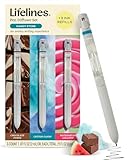 Lifelines Pen Diffuser Set, Candy Store 3-Pack - 1mm Black Ballpoint Pens with Scented Essential Oil Blends – Aromatherapy Diffuser & Sensory Immersion Diffuse Aroma As You Write