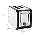 Dualit Design Series 2 Slice Toaster | Polished Stainless Steel with Black Trim | Extra-Wide Slots – Peek and Pop Function – Patented Perfect Toast Technology – Matching Kettle Available