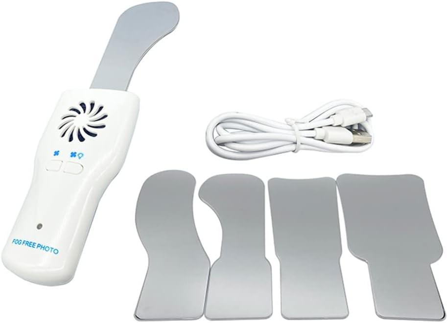 Dental Automatic Anti-fog Mirror Oral Photo Reflector Anti-Fog Orthodontic Led Light Mirror Dental Tool