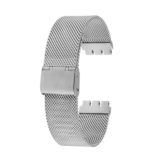 Correa de reloj metal Milan para Swatch Irony pulsera cómoda de oficina a cenas 5