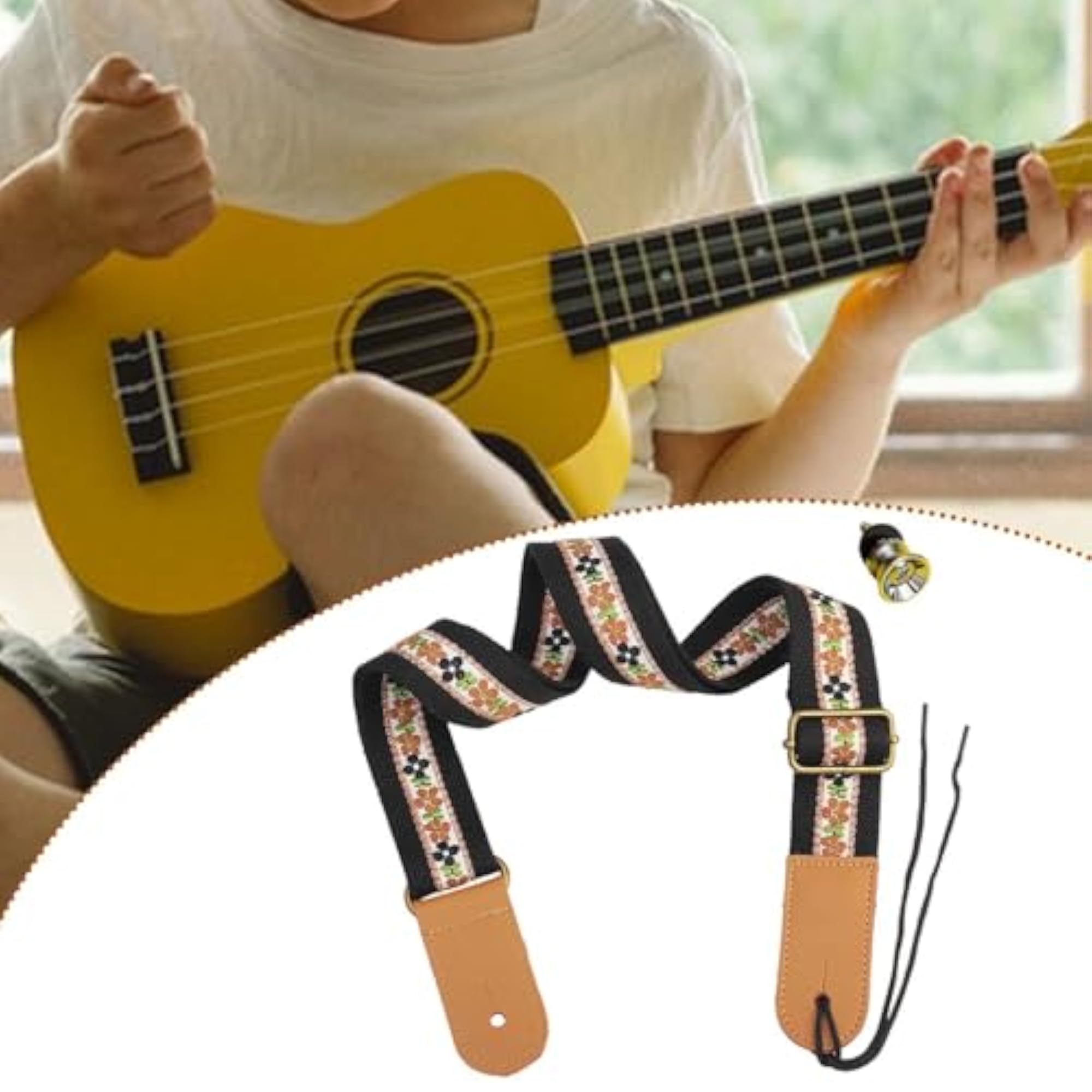 Universal Ukulele Strap for 4 String Instruments