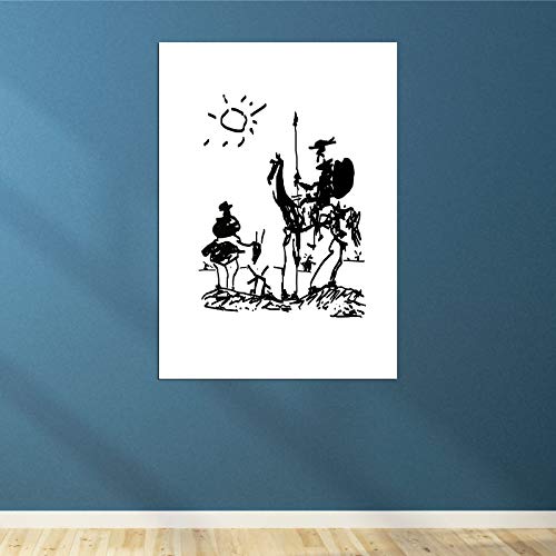 Impression Don Quichotte par Pablo Picasso encadrée format petit Spiffing Prints - 4