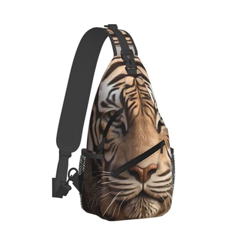 Sac à bandoulière tigre 3D pour libérer vos mains en promenade
