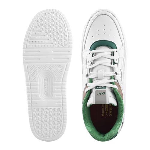 Campus Men Og-11 Sneakers WHT/D.GRN - Image 6