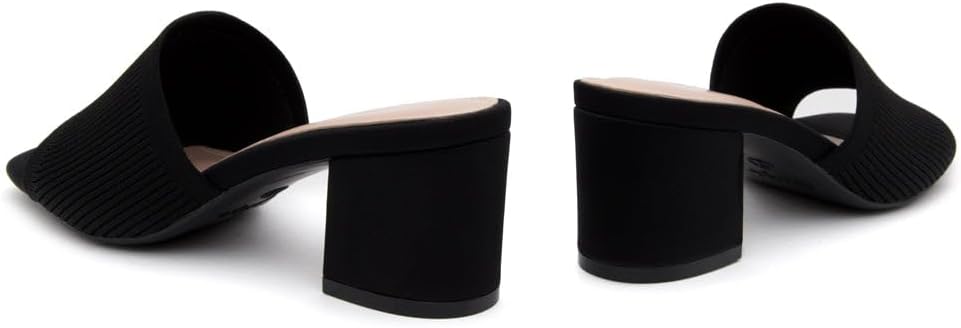 Herstyle Low Block Heels for Women – Slip-On Mules, Square Open Toe 2.5 Inch Comfort Chunky Heeled Sandals, Trendy 2025 Casual Dress Pumps Shoes for Party, Wedding & Office - Image 5