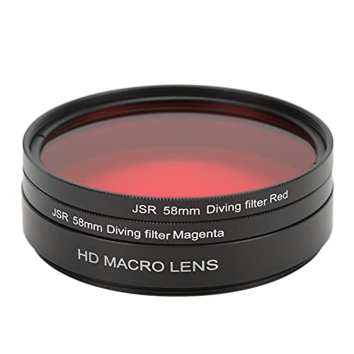Filtros para lentes de cámara de 58 mm KIMISS macro y buceo 4