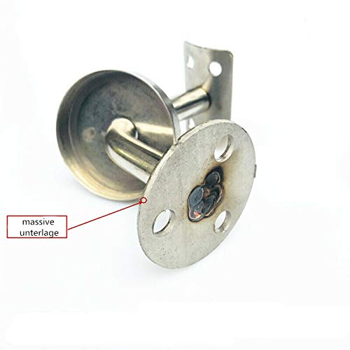 NICCOO 5 Stück Handlaufhalter Edelstahl, 90° Handlaufträger, Handlauf Halterung, Halterung für Handlauf, für Wand Geländer Handlauf Rohr Treppe Griff