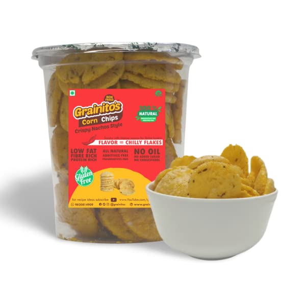 Grainitos Popped Corn Chips 70 gms (non-fried) (Chilly Flakes - Paprika for Spice Lovers) (B09RBBJTKT) Amazon Price History, Amazon Price Tracker