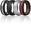 Pack E: Black With Silver Line, Charcoal Black, Metallic Ice Silver, Black With Red Line