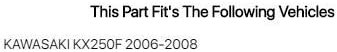 Fitment information for Kawasaki KX250F 2006-2008