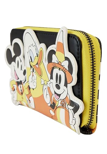 Loungefly Disney Mickey and Friends Candy Corn Zip Around Wallet2