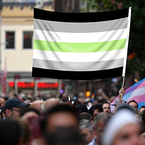 Bandeira Agender Orgulho - Bandeira do Orgulho Poliamoroso,Cores vibrantes ousadas, resistentes aos