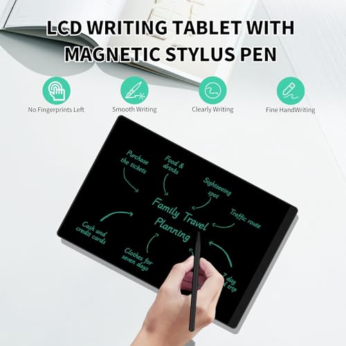Image of LCD Writing Tablet for Adult: Double-Sided 9.5&8in