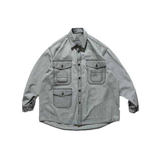 Chemise à revers pour hommes GUOYUXIAO : ne hésitez plus entre style rétro et confort de mi-saison