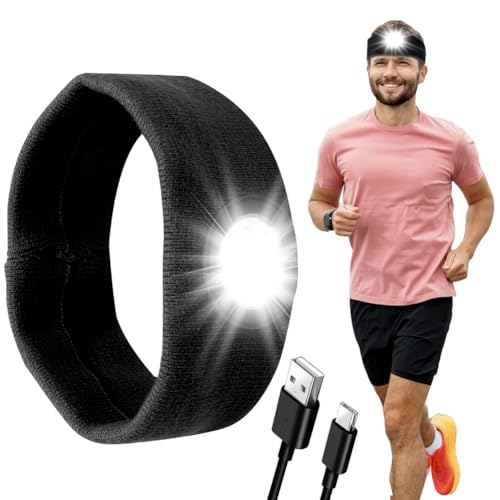 LOMUG Fascia illuminata a LED, idea regalo per donne, uomini,