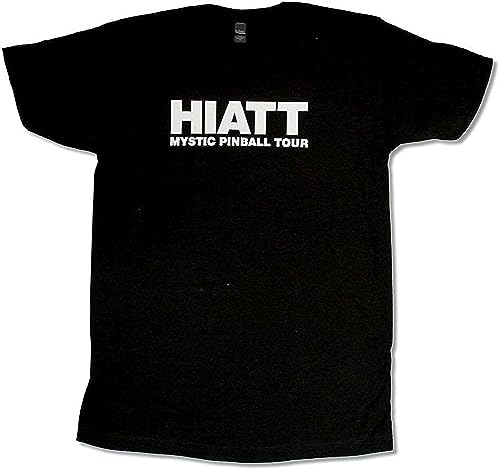 Photo de LSQ&SL John Hiatt Mystic Black T Shirt New Music Pinball Tour_011 Black T-Shirts à Manches Courtes(Large)
