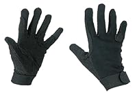 Covalliero Reithandschuhe Baumwolle Jersey Gr.M schwarz