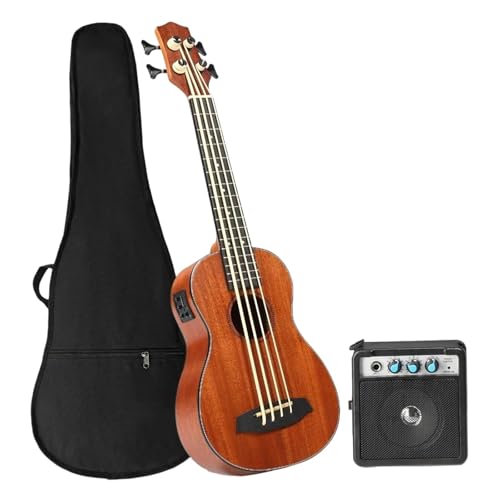 Ukeleles Profesionales Ukelele De Cuerpo Caoba Con Ecualizador Y Amplificador Ideal Para Principiantes...