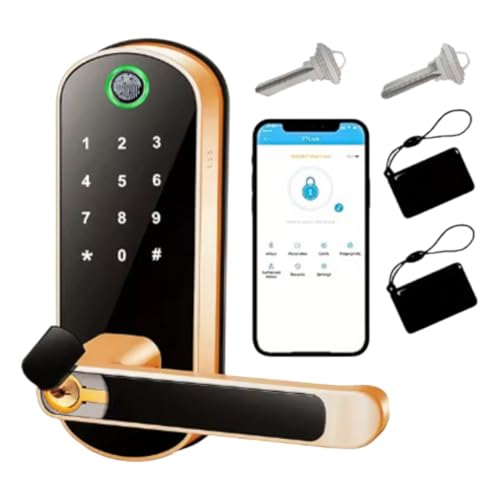 JNNJ ���o�[�n���h���� �X�}�[�g�w��h�A���b�N �w��F�� �J�[�h�L�[ �L�[�z���_�[ USB�ً}�d�� �u���[�g�D�[�X �f�W�^���p�X���[�h IC Karte �L�[ �݊��� �ƒ�p �I�t�B�X (�g���g�����b�N�w��o�[�W����,�S�[���f��)