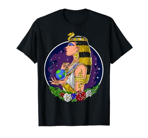 Graphic Egyptian Queen Vintage Animation Design Cleopatras T-Shirt