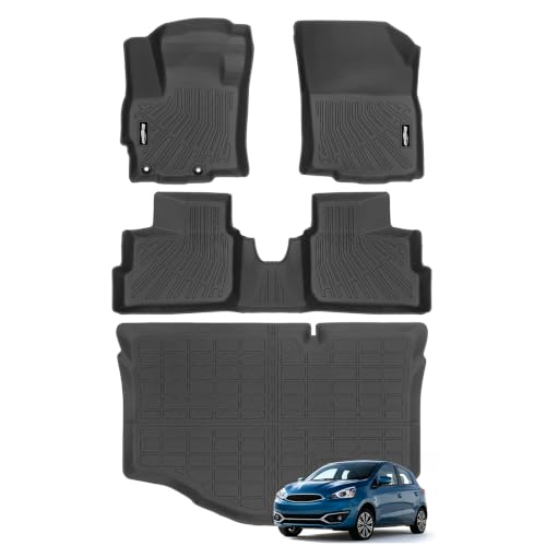 Bingoliner Floor Mats for 2014-2020 Mitsubishi Mirage Hatchback
