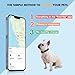 2-in-1 GPS Tracker for Dogs: Smart Pet Collar with Real-Time Tracking,No Monthly Fee/Subscription (iOS Only) Waterproof, Anti-Lost,365-Day Long Battery Life GPS Tracker Dog Collar(Tracker Included)