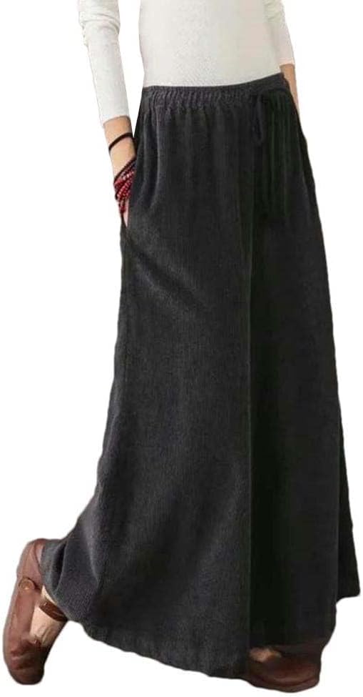 Large Pocket Women's Spring and Autumn Casual Solid Color high Waist Retro Big Trumpet Dance Pants Sports Style