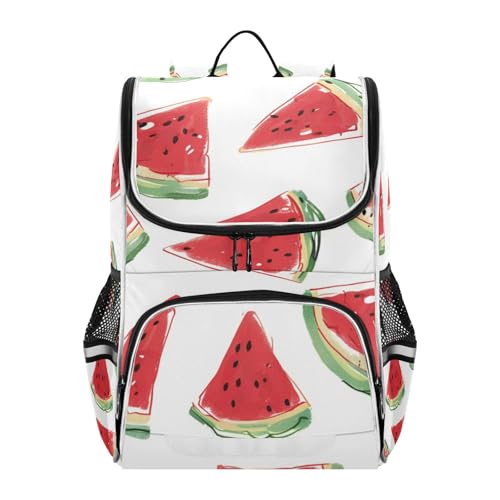 Mochila de viaje de sandía para escapadas de fin de semana y colegio