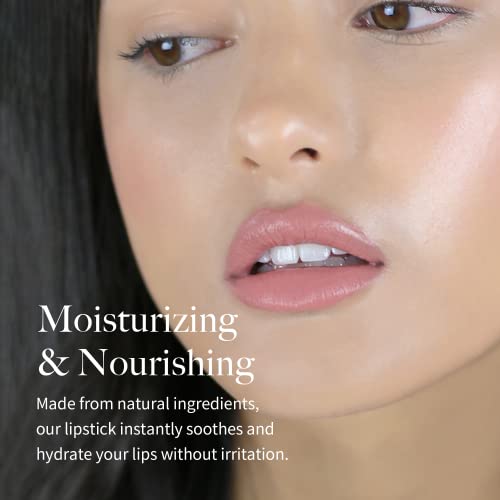 Yulip Lipstick - Korean Makeup, Organic, Clean Beauty, Paraben-Free, Natural Lipstick, Fragrance-Free, Moisturizing And Revitalizing Lipstick - Iconic #TOP4