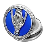 HAMPPLIES Caja para Rosario Estuche para Joyas Religiosas Católicas Organizador Decorativo para Collar y Anillos como Regalo Elegante y Protector