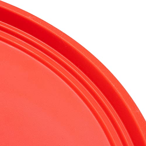 Pet Religion Dog Frisbee Soft Chew Red 9 Inch Diameter Flyer Aero Dynamic Light Weight Solid Water Resistant Safe On Teeth Soft Frisbee Dog Toys For Small Dogs #TOP5