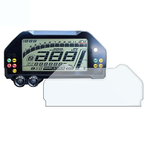 Protecteur d'écran moto anti-rayures haute transparence pour compteur Yamaha FZ-10