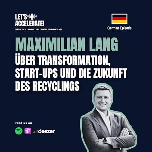 Page de couverture de Maximilian Lang über Transformation, Start-ups und die Zukunft des Recyclings