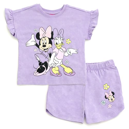 Image of Disney French Terry T-Shirt and Shorts Outfit Set Infant to Big Kid Sizes (12 Months - 14-16)