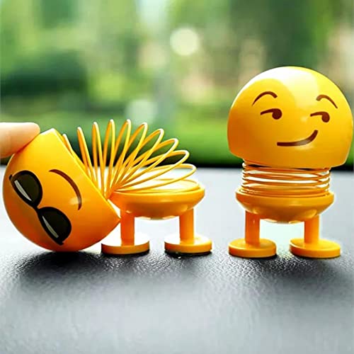Accesorios coche funny shake head doll adorno decorativo interior 2