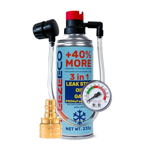 FREEZEECO HOBBY réfrigérant de remplacement r1234yf pour climatisation automobile -1 boîte 3en1,...
