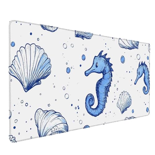 Tapis de souris XXL Haima 800 x 300 mm idée cadeau femme élégant pour ordinateur et bureau PC