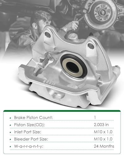 Image of Rear Right Disc Brake Caliper Assembly with Bracket for:-Chevy for:-GMC Silverado Suburban Sierra 1500, Yukon XL 1500 Tahoe, for:-Cadillac Escalade ESV 2007-2018 5.3L 6.0L 6.2L OE# 18-B5031