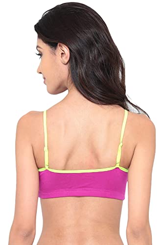 Image of Laavian Women's Modal, Elastane Non-padded Wire Free Beginners Bra