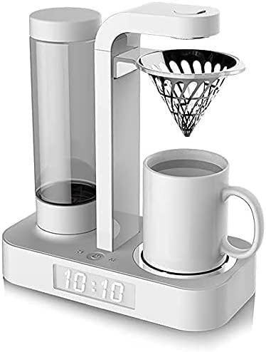 Image of PLYLAY Coffemaker Coffee Maker With Timer, Independent Water Tank Ceramic Cup Hand Coffee Machine Small Stainless Steel Mesh For Household Coffee Machine, 20240311