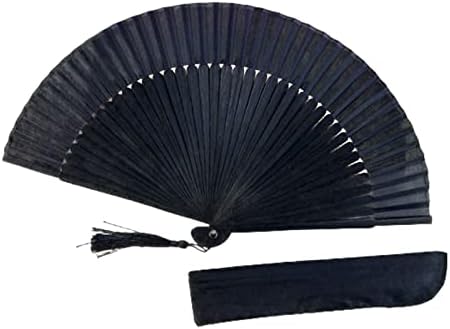 RUIBAOCHEN Folding Fan with Fan Bag Hand Fan Portable Spanish Fan for Dancing Cosplay Props Wedding Party Home Decorations Birthday Gifts